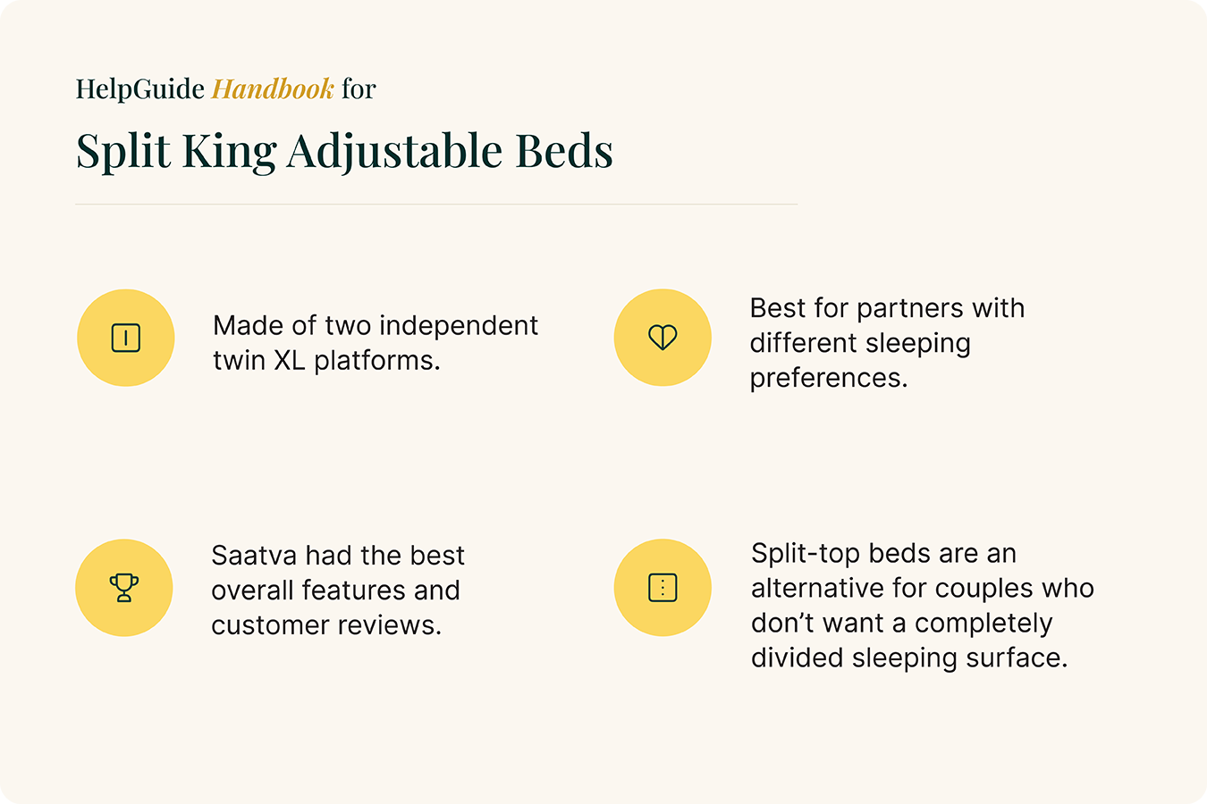 Split King Mattress Guide For Couples (Pros + Cons Of Two Twin XLs)