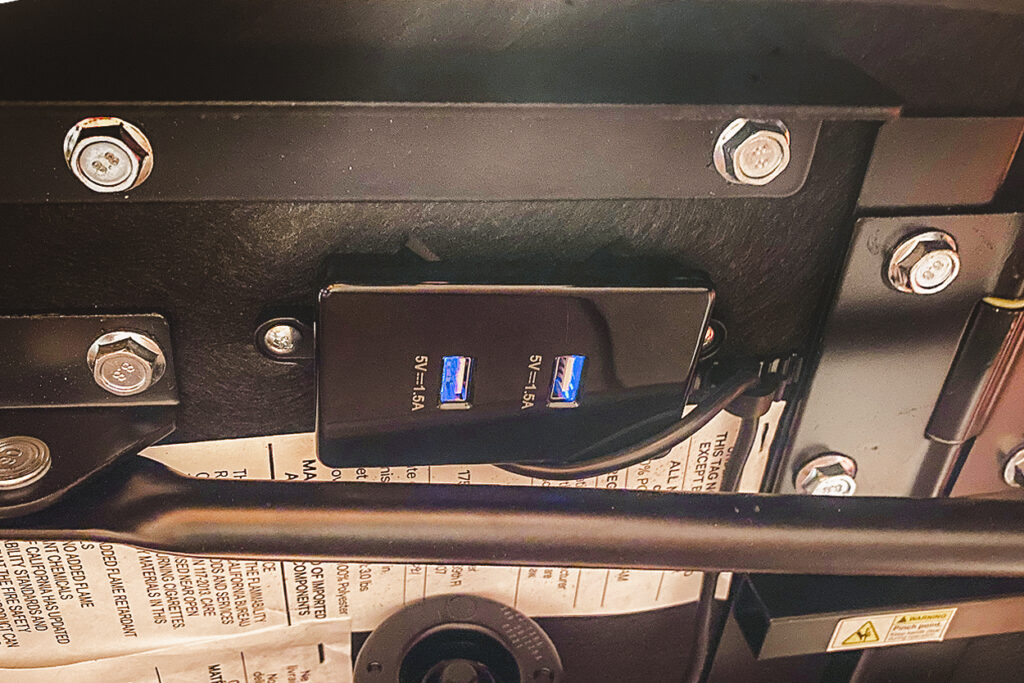 Casper Adjustable Base Max USB ports